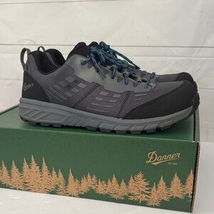 Danner Men's Size 11.5EE Run Time Composite Toe Athletic Work Shoes Gray & Black